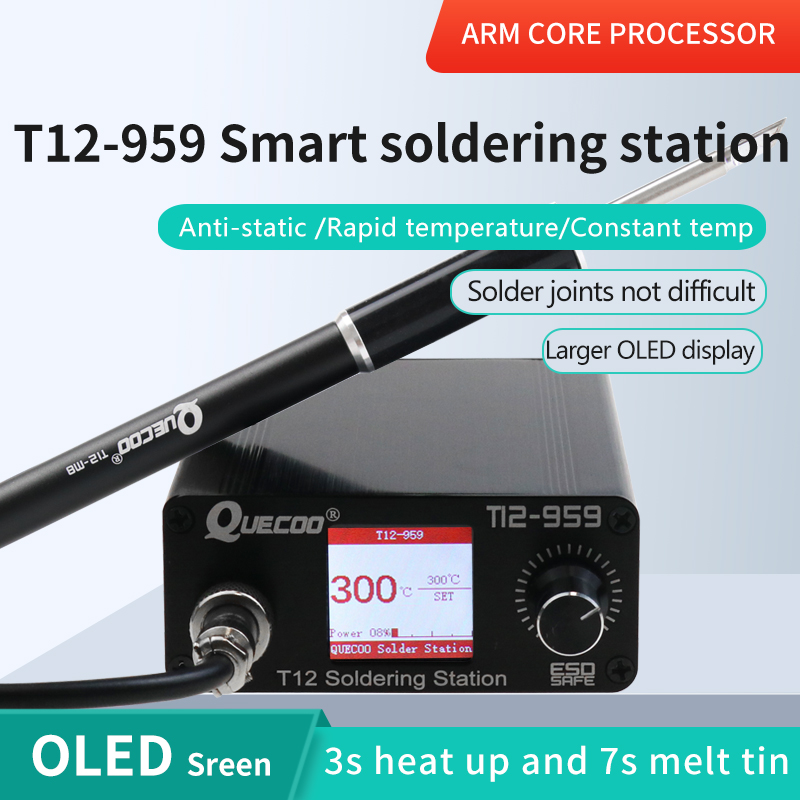 Digital Soldering Station T12 - T12-959 V5.1 Lötstation Elektronischer Lötkolben OLED