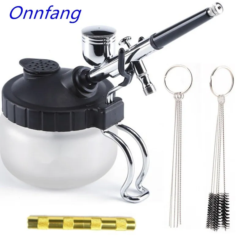 Airbrush Kit With Mini Compressor - Airbrush Reinigung Topf Stabilisator Flaschen Halter