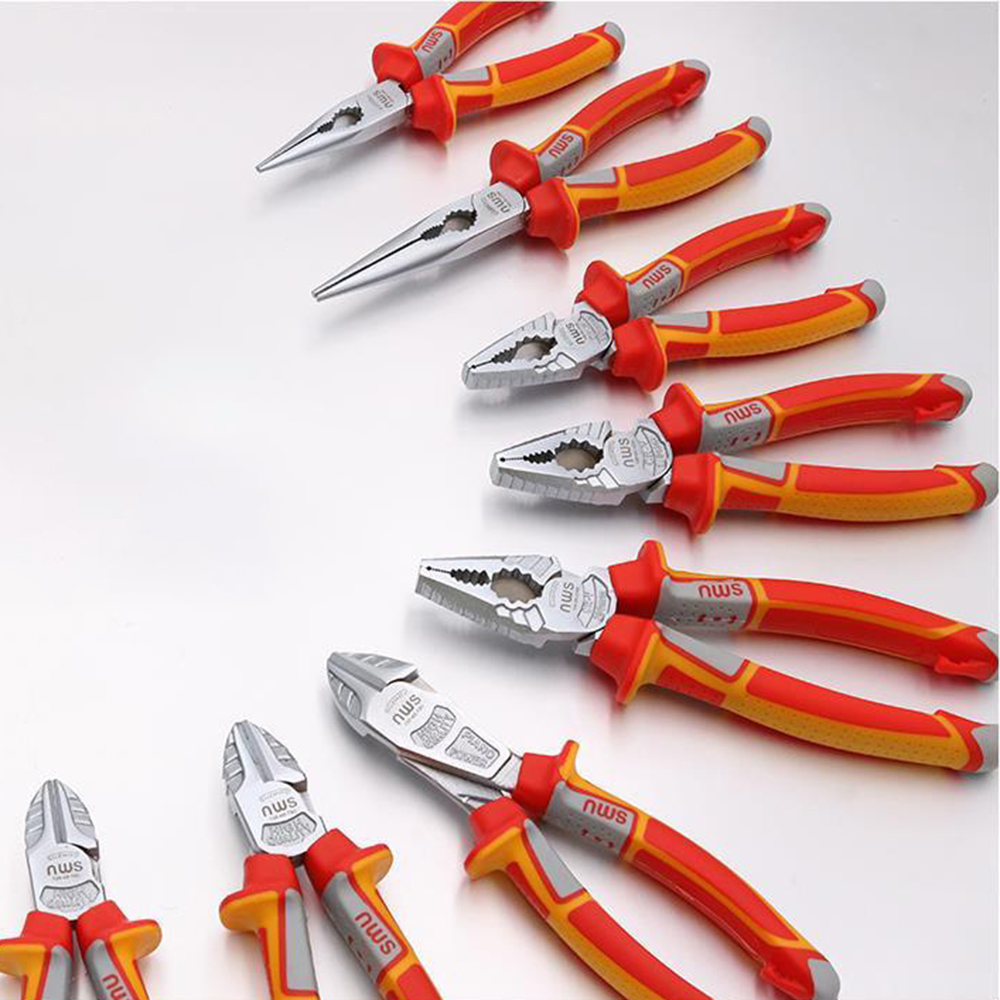 Automatic Wire Stripper Cutter - Multifunktions-Abisolierzange Diagonalzange für Elektriker Handwerkzeuge Langschnabelzange