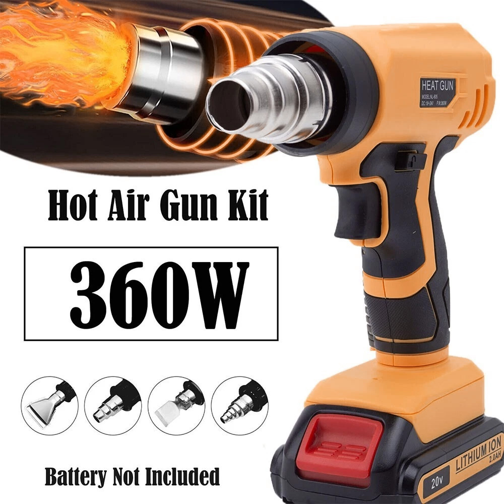 Cordless Heat Gun For Shrink Tubing - Kabellose Heißluftpistole für Dewalt 18V Akku,