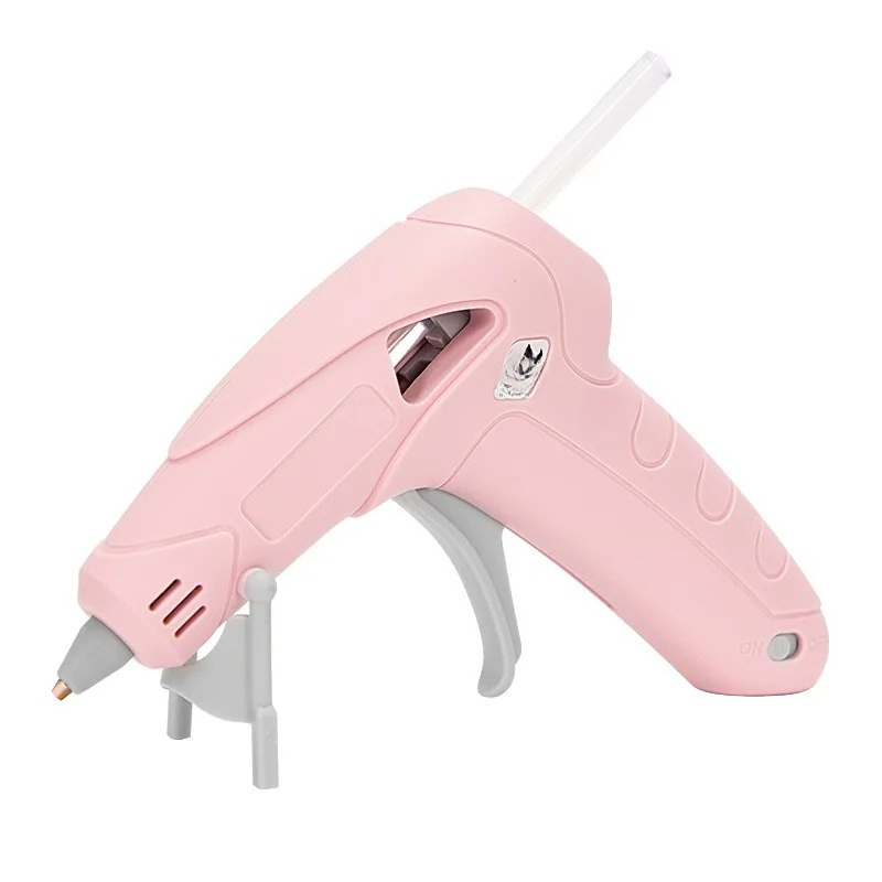 Hot Melt Glue Gun Cordless - Elektrische Klebepistole, kabellos, wiederaufladbar, USB, auslaufsicher,