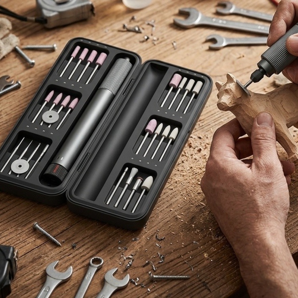 Cordless Rotary Tool Kit Accessories - Kabelloses Rotationswerkzeug-Set mit 24 Zubehörteilen, Elektrischer