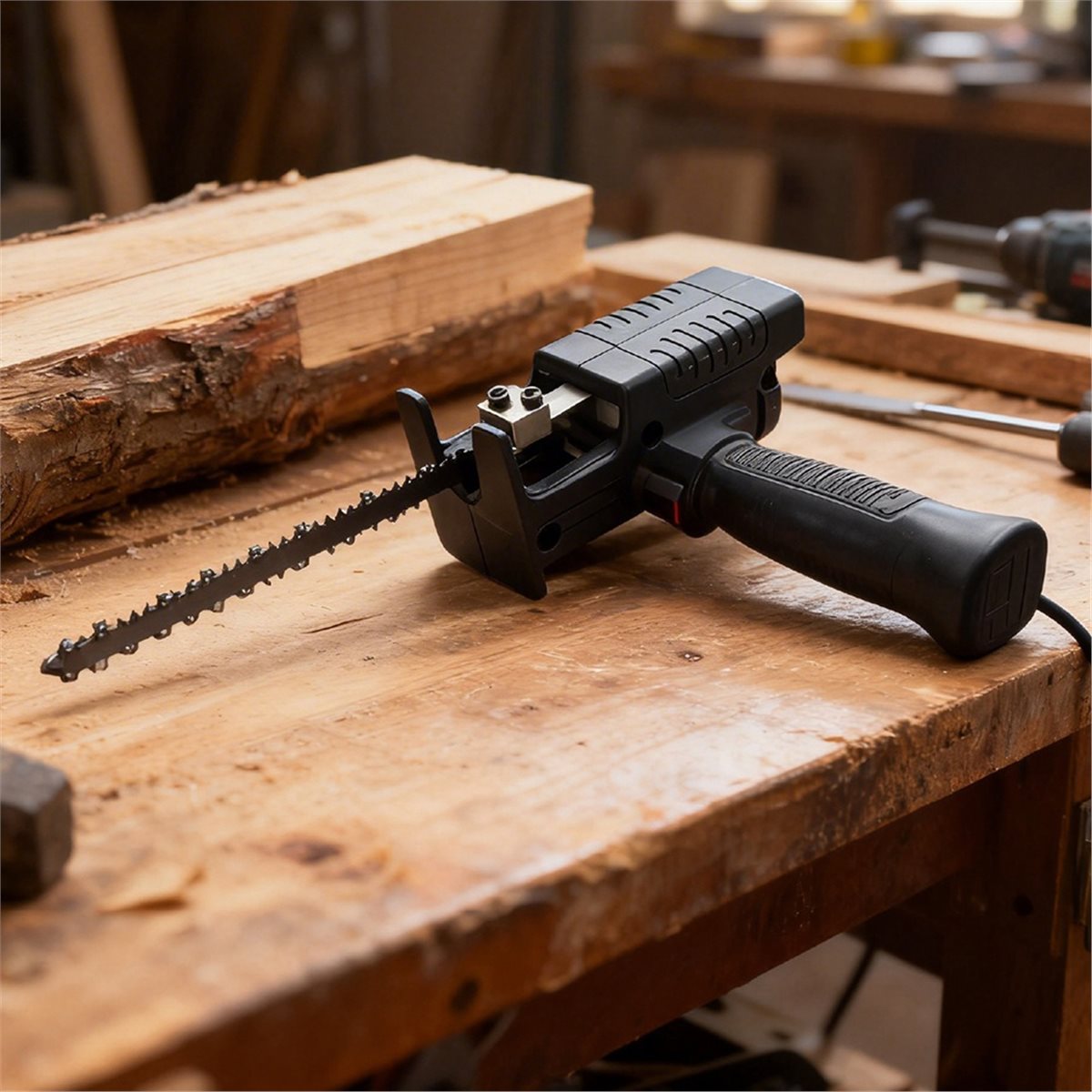 Reciprocating Saw Attachment Drill - 2026 Neuer Bohrer-zu-Sägen-Adapter Universelles Kit Schnellwechsel-Bohrer-Säge-Aufsatz
