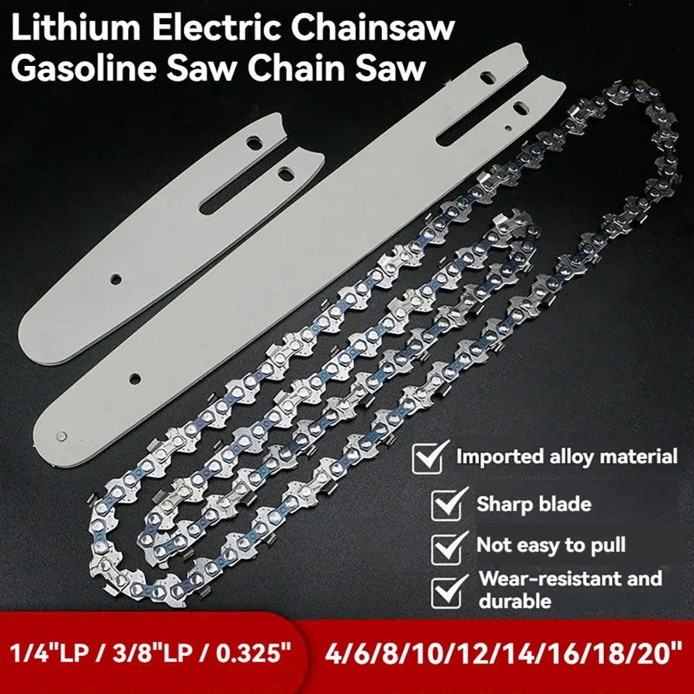 Mini Electric Chainsaw 6 Inch - 4/6/8/10/12/14/16/18/20 Zoll elektrische Benzin-Kettensäge 28/33/37/40/45/50/52/55/56/59/62/64/72/76 DL