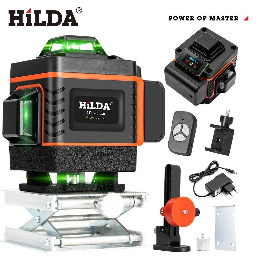 HILDA 16/12 Linien 4D-Laser-Wa – Laser Level 16 Lines 4D Green Bewertung und Preis