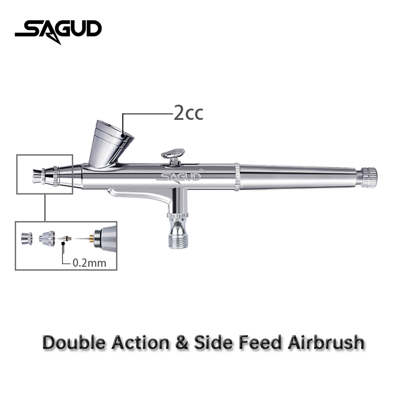 SAGUD Airbrush-Modell SD-135 0 – Airbrush Kit With Mini Compressor Bewertung und Preis