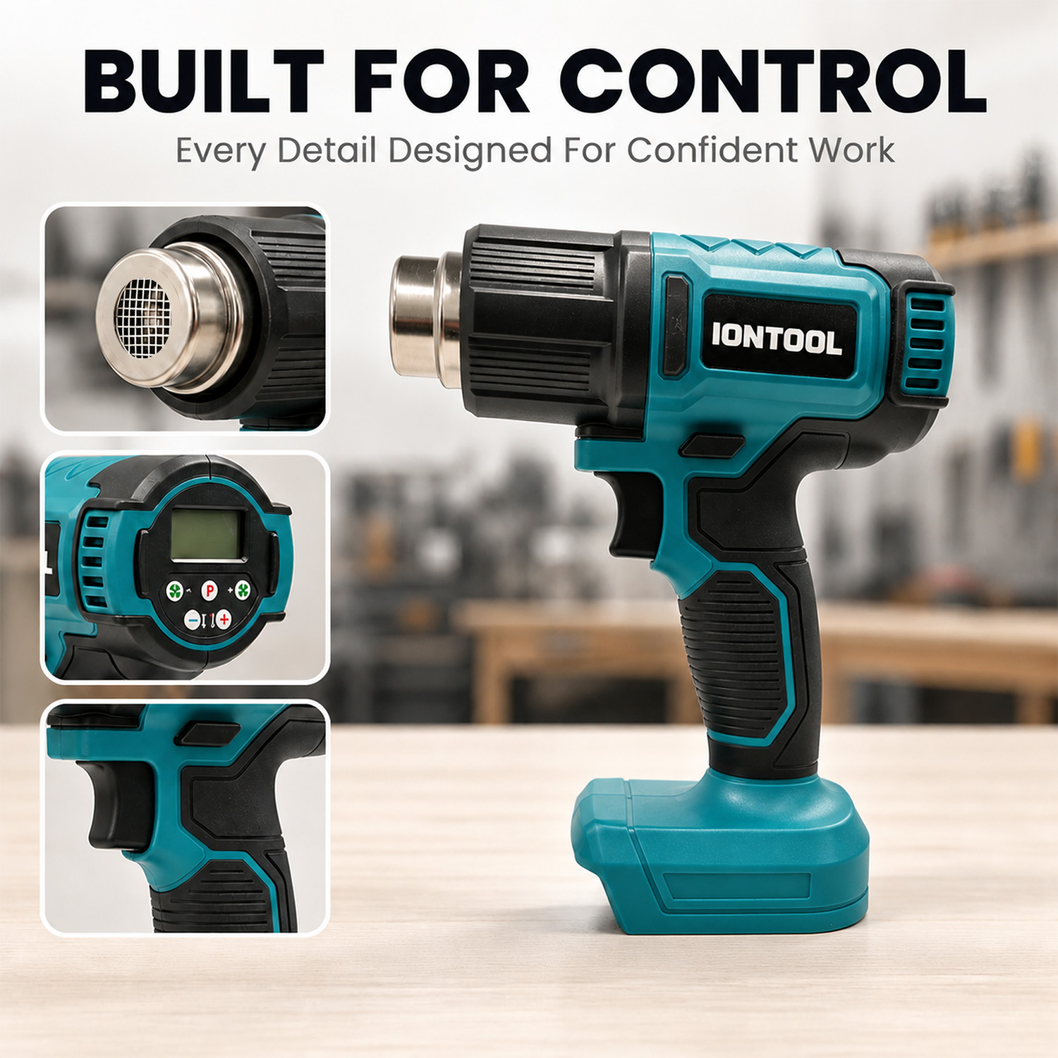 IONTOOL 250/500LPM 550 ℃   Kab – Cordless Heat Gun For Shrink Tubing Bewertung und Preis