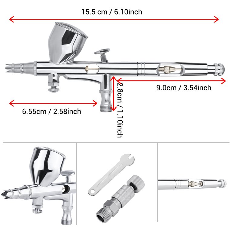 Schwerkraft Dual-Action Mini 9 – Airbrush Kit With Mini Compressor Bewertung und Preis