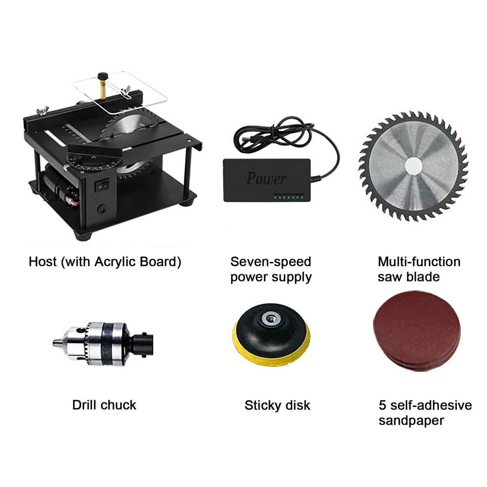 Kompakte 4-Zoll-Kreissäge-Set  – Mini Table Saw For Woodworking Bewertung und Preis