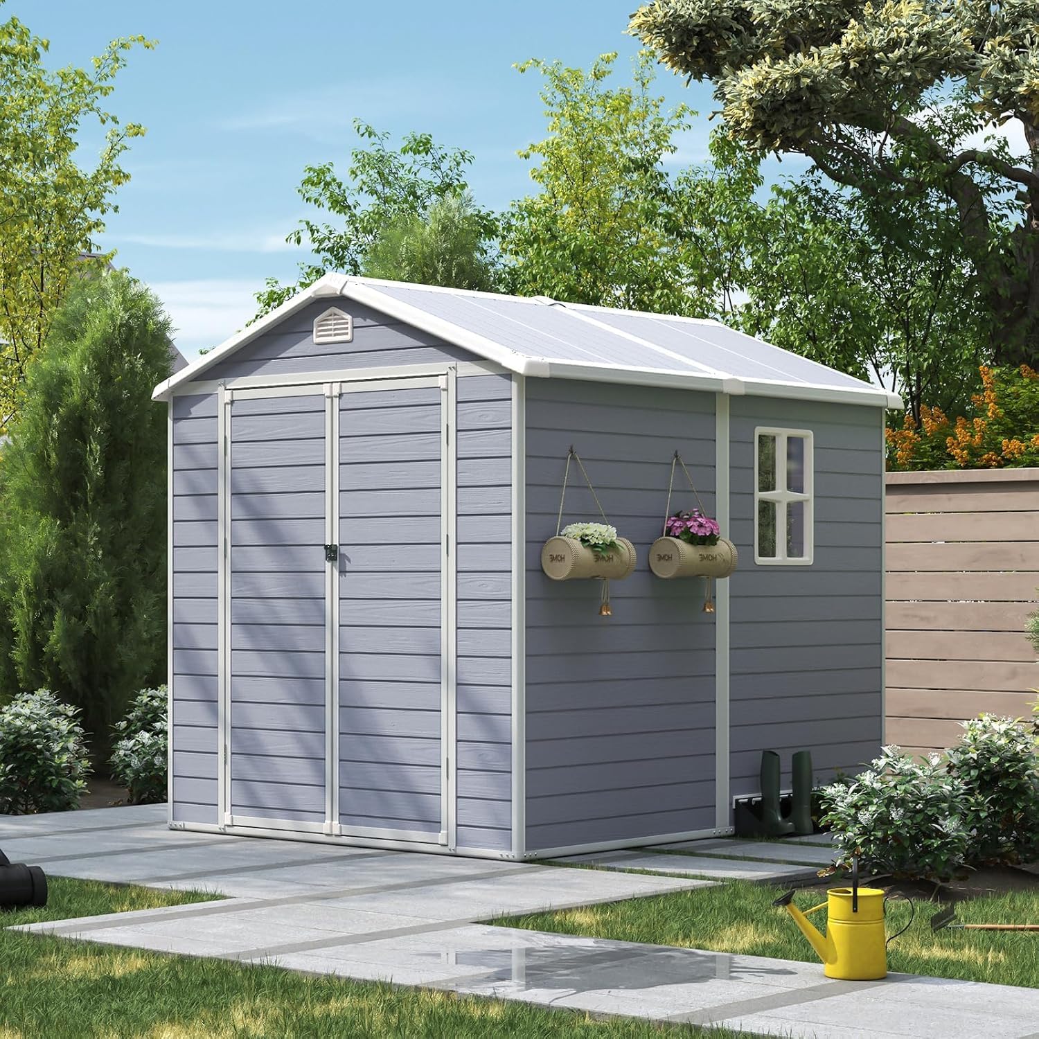 6x8 FT Outdoor-Geräteschuppen  – Garden Tools Bewertung und Preis