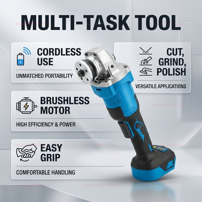 Kabelloser bürstenloser Winkel – Brushless Angle Grinder Battery Powered Bewertung und Preis