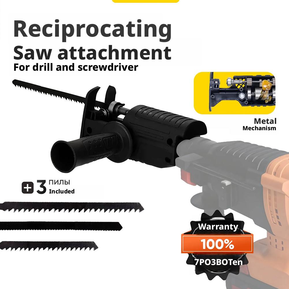Säbelsägenadapter für elektris – Reciprocating Saw Attachment Drill Bewertung und Preis