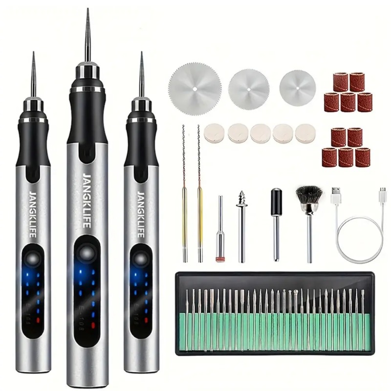 Elektrischer Gravurstift, USB- – Cordless Rotary Tool Kit Accessories Bewertung und Preis