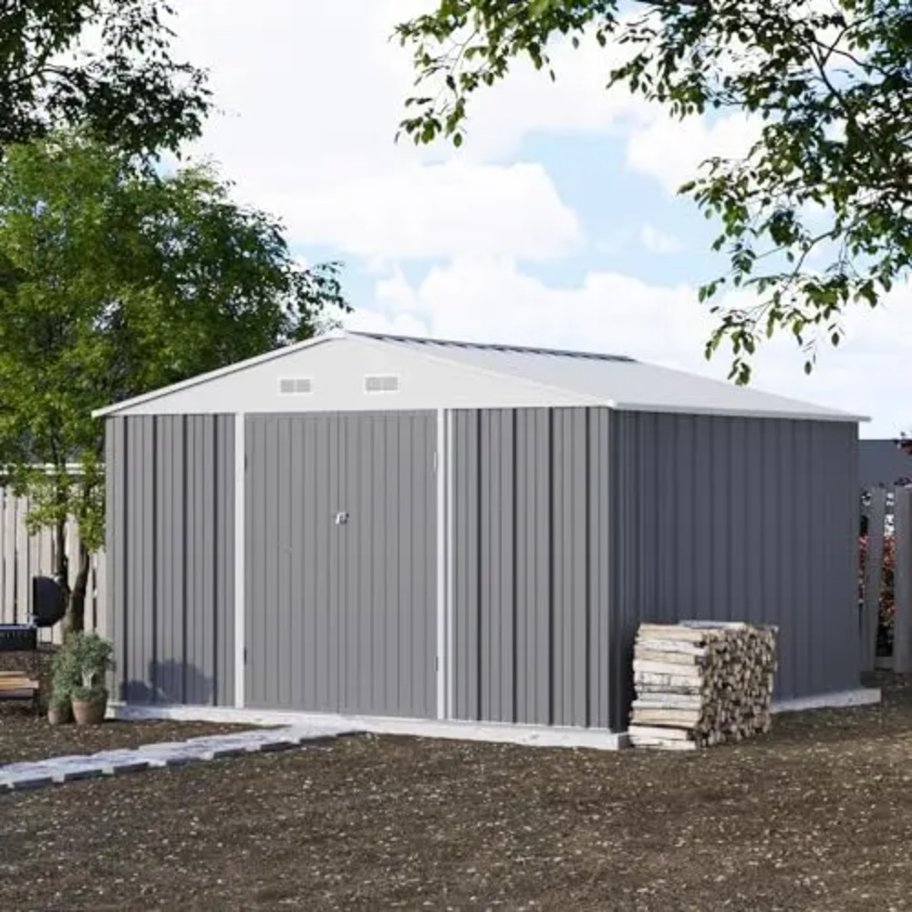 10x10 FT Metall-Geräteschuppen – Garden Tools Bewertung und Preis