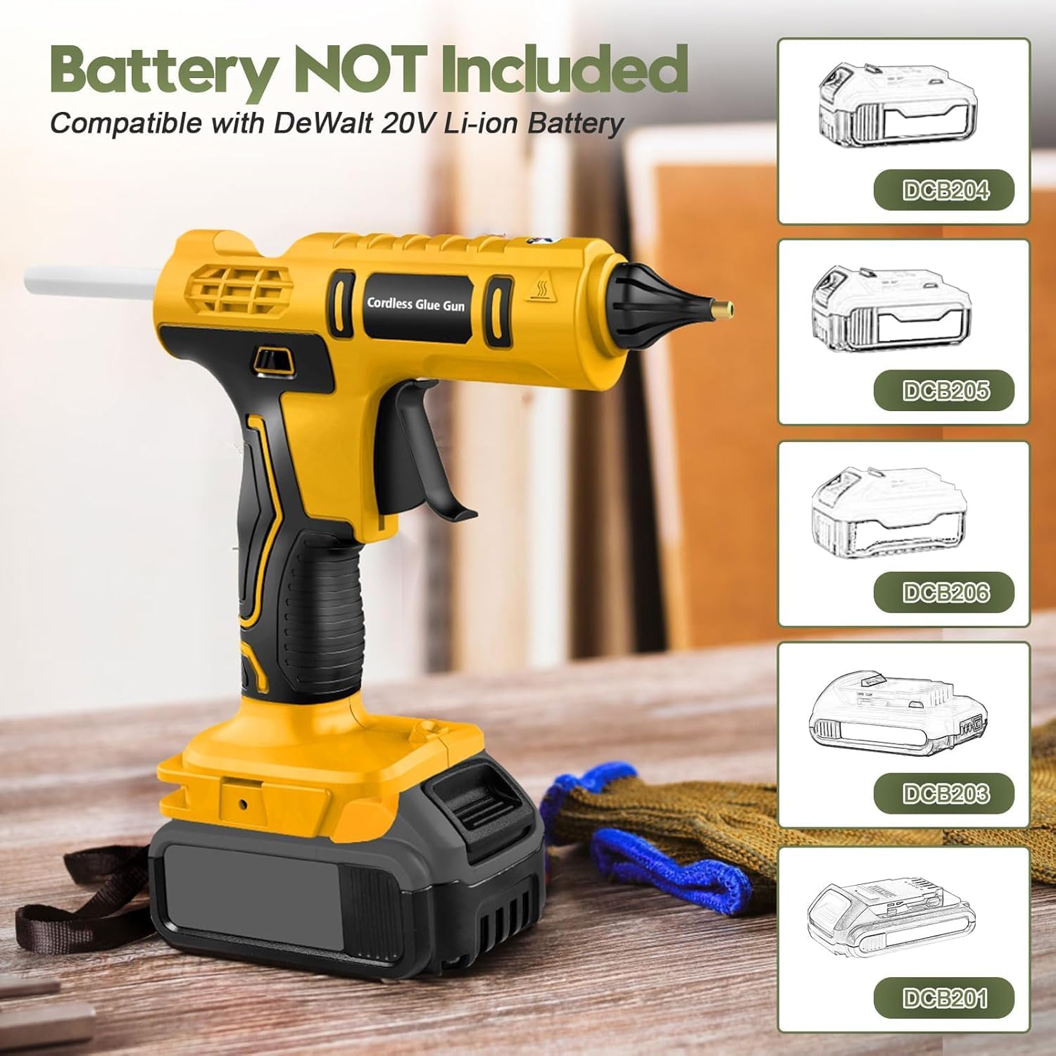 100 W kabellose Heißklebepisto – Hot Melt Glue Gun Cordless Bewertung und Preis