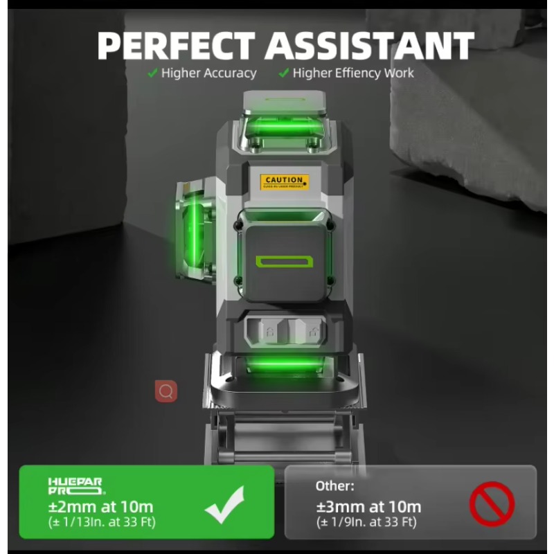 Huepar 2024 Neues Design 4D 16 – Laser Level 16 Lines 4D Green Bewertung und Preis
