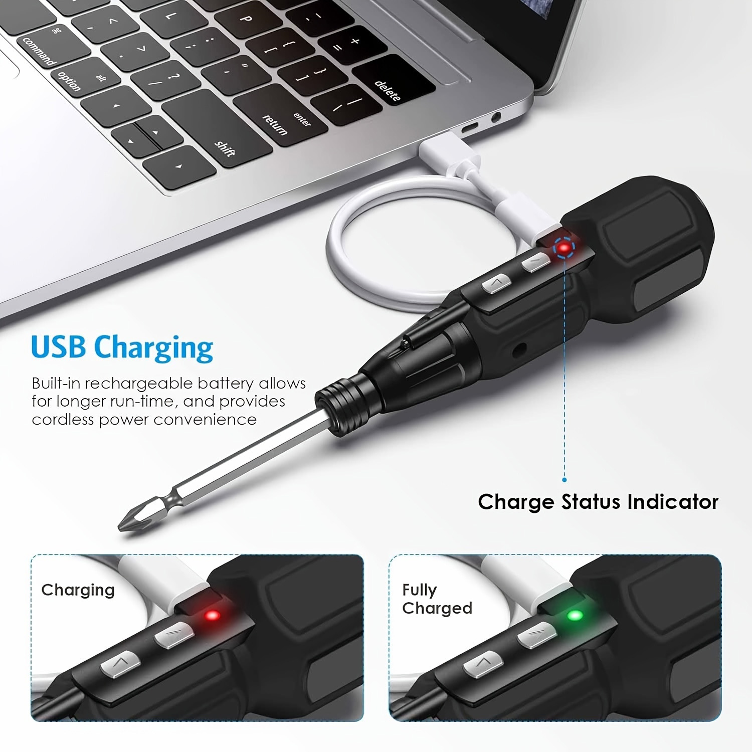 Elektrischer Schraubendreher,  – Electric Screwdriver Rechargeable Usb Bewertung und Preis